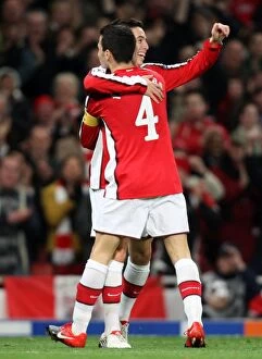 Arsenal v Standard Liege 2009-10 Collection: Nasri and Fabregas: Unstoppable Duo - Arsenal's First Goals in Champions League Group H (2)