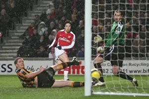 Nasri Scores the Second: Arsenal's Dominance over Hull City (17/1/2009)