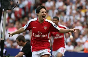 Arsenal V West Bromwich Albion 2008-09 Prints: Nasri's Thrill: Arsenal's 1-0 Victory Over West Bromwich Albion, 2008