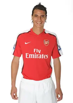 New Signing Marouane Chamakh Training with Arsenal FC at London Colney