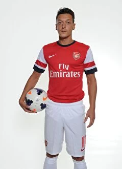 Images Dated 4th September 2013: New Signing Mesut Ozil at Arsenal's Munich Photo Shoot
