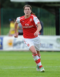 Millwall Lionessess V Arsenal Ladies 2014 Prints: Niamh Fahey in Action: Millwall Lionesses vs. Arsenal Ladies, WSL Continental Cup