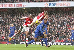 Nicklas Bendtner and Abu Diaby Nicklas Bendtner and Abu Diaby