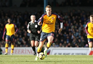 Cardiff City V Arsenal FA Cup Prints: Nicklas Bendtner in Action: Arsenal vs Cardiff City, FA Cup 4th Round, 2009