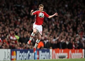 Arsenal v Manchester United - Champions League 2008-09 Collection: Nicklas Bendtner (Arsenal)
