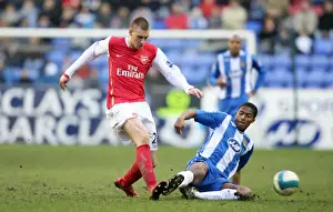 Nicklas Bendtner (Arsenal) Antonio Valencia (Wigan)