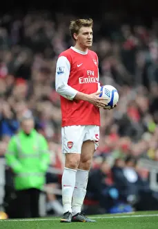 Nicklas Bendtner (Arsenal). Arsenal 1: 1 Leeds United, FA Cup 3rd Round