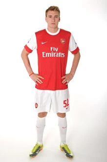 Images Dated 5th August 2010: Nicklas Bendtner (Arsenal). Arsenal 1st Team Photocall and Membersday. Emirates Stadium