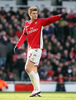 Arsenal v Burnley 2009-10 Gallery: Nicklas Bendtner (Arsenal). Arsenal 3: 1 Burnley. Barclays Premier League