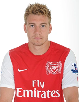 Nicklas Bendtner (Arsenal). Arsenal Photocall, Emirates Stadium, Arsenal Football Club Nicklas Bendtner (Arsenal). Arsenal Photocall, Emirates Stadium, Arsenal Football Club