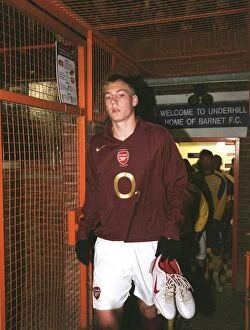 Images Dated 15th November 2005: Nicklas Bendtner (Arsenal). Arsenal Reserves 2: 2 Southampton Reserves