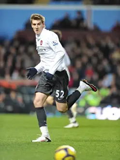 Nicklas Bendtner (Arsenal). Aston Villa 0: 0 Arsenal. Barclays Premier League