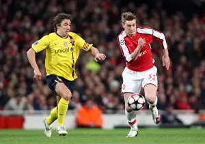 Nicklas Bendtner (Arsenal) Carles Poyul (Barcelona). Arsenal 2: 2 Barcelona