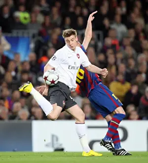 Nicklas Bendtner (Arsenal) Gabriel Milito (Barcelona). Barcelona 4: 1 Arsenal
