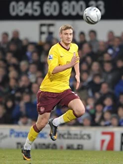 Images Dated 12th January 2011: Nicklas Bendtner (Arsenal). Ipswich Town 1: 0 Arsenal. Carling Cup Semi Final 1st Leg