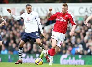 Nicklas Bendtner (Arsenal) Jermaine Jenas (Tottenham)