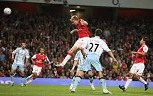 Arsenal v Newcastle United - Carling Cup 2007-08 Gallery: Nicklas Bendtner scores Arsenals 1st goal