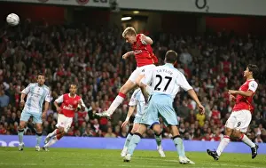 Nicklas Bendtner Scores Arsenal's First Goal: 2-0 vs Newcastle United, Carling Cup, Emirates Stadium (September 25, 2007)