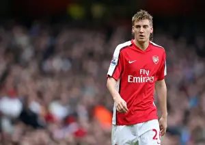 Nicklas Bendtner's Disappointing Performance: Arsenal 0:2 Aston Villa, Barclays Premier League, Emirates Stadium (November 15, 2008)