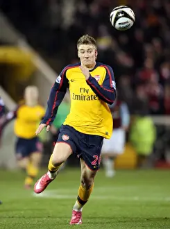 Burnley V Arsenal - Carling Cup 1-4 Final 2008-09 Prints: Nicklas Bendtner's Disappointing Quarter Final: Arsenal 0-2 Burnley, 2008