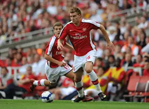 Arsenal V Rangers 2009-10 Prints: Nicklas Bendtner's Goal: Arsenal's 3-0 Triumph over Rangers at Emirates Cup Day 2