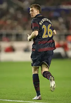 Seville V Arsenal 2007-8 Prints: Nicklas Bendtner's Goal: Arsenal's 3-1 Victory Over Sevilla