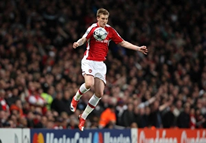 Arsenal V Manchester United - Champions League 2008-09 Prints: Nicklas Bendtner's Heartbreaking Semi-Final Performance: Arsenal vs Manchester United