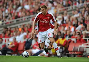 Arsenal V Rangers 2009-10 Prints: Nicklas Bendtner's Strike: Arsenal's 3-0 Triumph over Rangers at Emirates Cup Day 2