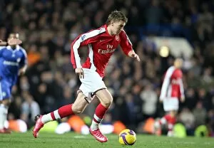 Chelsea v Arsenal 2008-09 Collection: Niclas Bendtner (Arsenal)