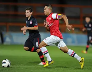 Nico Yennaris in Action: Arsenal U19 vs Olympiacos U19, NextGen Series, Underhill, Barnet, 4/10/12
