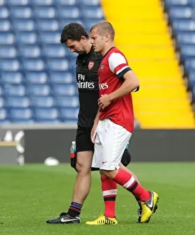 Images Dated 1st October 2012: Nico Yennaris (Arsenal) and Alastair Thrush the Yth Physio. West Bromwich Albion U21 1