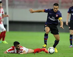 Nico Yennaris (Arsenal) Emmanouil Siopis (Olympiacos). Olympiacos U19 2: 0 Arsenal U19