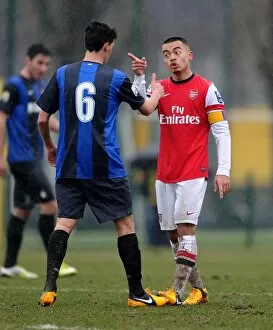 Nico Yennaris (Arsenal) Gabbianelli (Inter). Inter Milan U19 0: 1 Arsenal U19. NextGen Series