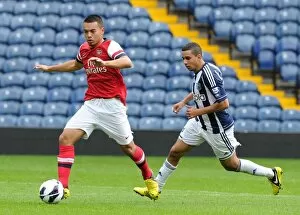 Nico Yennaris (Arsenal) Yassine El Ghanassy (WBA). West Bromwich Albion U21 1: 0 Arsenal U21