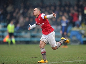 Inter Milan U19 V Arsenal U19 NextGen Series 2012-13 Prints: Nico Yennaris Scores for Arsenal U19 Against Inter Milan U19 in NextGen Series, Milan 2013