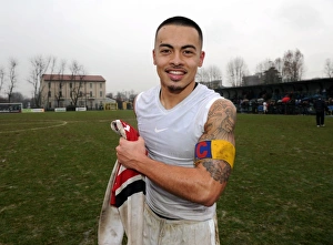 Inter Milan U19 V Arsenal U19 NextGen Series 2012-13 Prints: Nico Yennaris Scores for Arsenal U19 in NextGen Series Match against Inter Milan U19