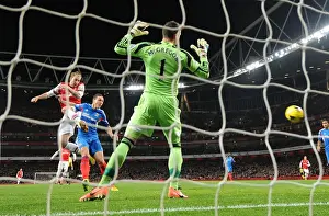Nicolas Bendtner Scores Dramatic Goal Past Allan McGregor and James Chester in Arsenal's Victory over Hull City (2013-14)
