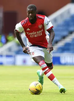 Nicolas Pepe in Action: Arsenal vs Rangers Pre-Season Friendly, Glasgow 2021