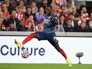 Nicolas Pepe in Action: Brentford vs Arsenal, Premier League 2021-22