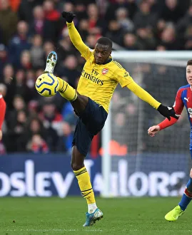 Nicolas Pepe in Action: Crystal Palace vs Arsenal, Premier League 2019-20