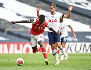 Nicolas Pepe Breaks Past Harry Winks: Intense Moment from Tottenham vs. Arsenal Premier League Clash (2019-20)