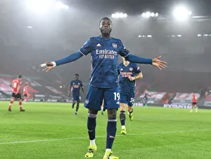 Nicolas Pepe Scores First Goal: Southampton vs. Arsenal, Premier League 2021 (Behind Closed Doors)