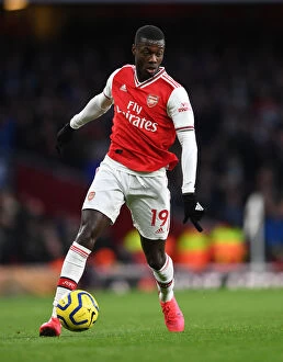 Arsenal v Newcastle United 2019-20 Collection: Nicolas Pepe's Standout Display: Arsenal's Victory Over Newcastle United (2019-20)
