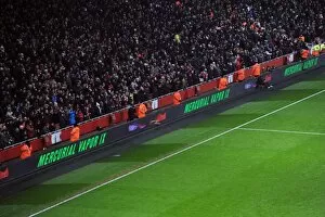 Nike ad boards. Arsenal 5: 1 West Ham United. Barclays Premier League. Emirates Stadium, 23 / 1 / 13