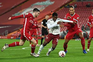 Liverpool V Arsenal 2020-21 Prints: Nketiah Breaks Through: Liverpool vs. Arsenal, 2020-21 Premier League