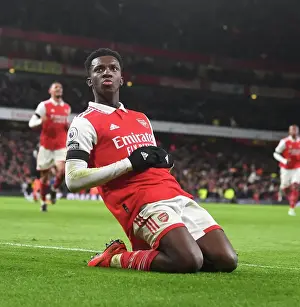 Arsenal V West Ham United 2022-23 Prints: Nketiah Scores His Second: Arsenal's Victory over West Ham United (2022-23)