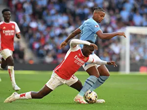 Nketiah vs Akanji: A Battle at the Community Shield - Arsenal vs Manchester City, 2023-24