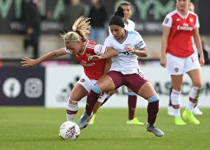 Arsenal Women V West Ham United 2019-20 Prints: Nobbs vs Galabadaarachchi: A Pivotal Clash in Arsenal Women vs West Ham United WSL Match
