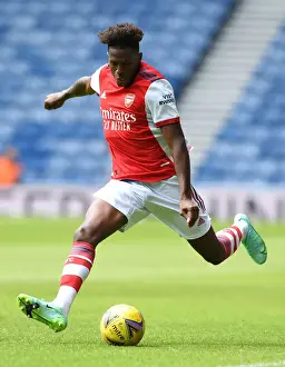 Nuno Tavares in Action: Arsenal vs Rangers Pre-Season Friendly, Glasgow 2021