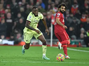 Nuno Tavares vs. Mo Salah: Intense Battle at Anfield - Liverpool vs. Arsenal, Premier League 2021-22
